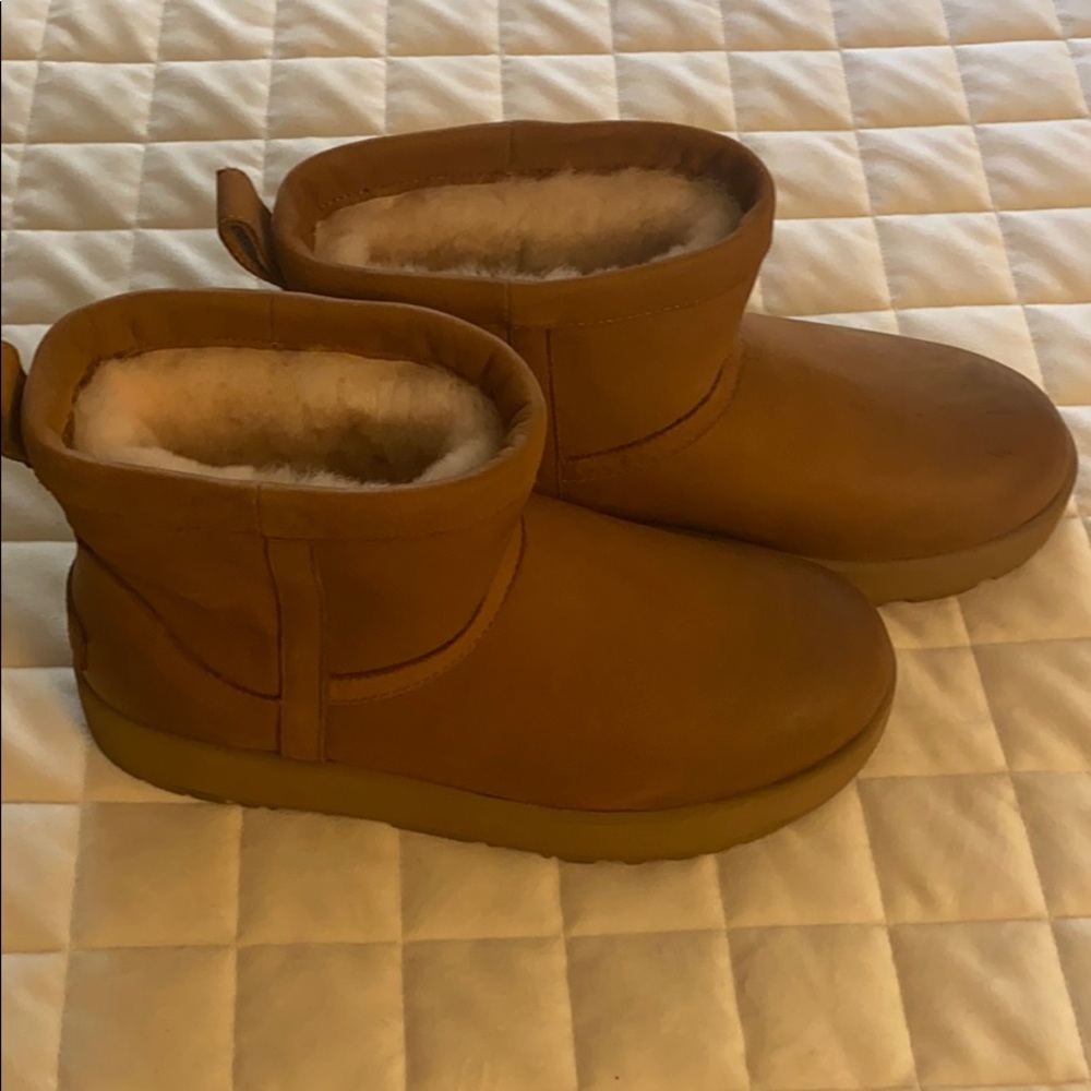 Tan UGG Arctic Grip Ankle Boots